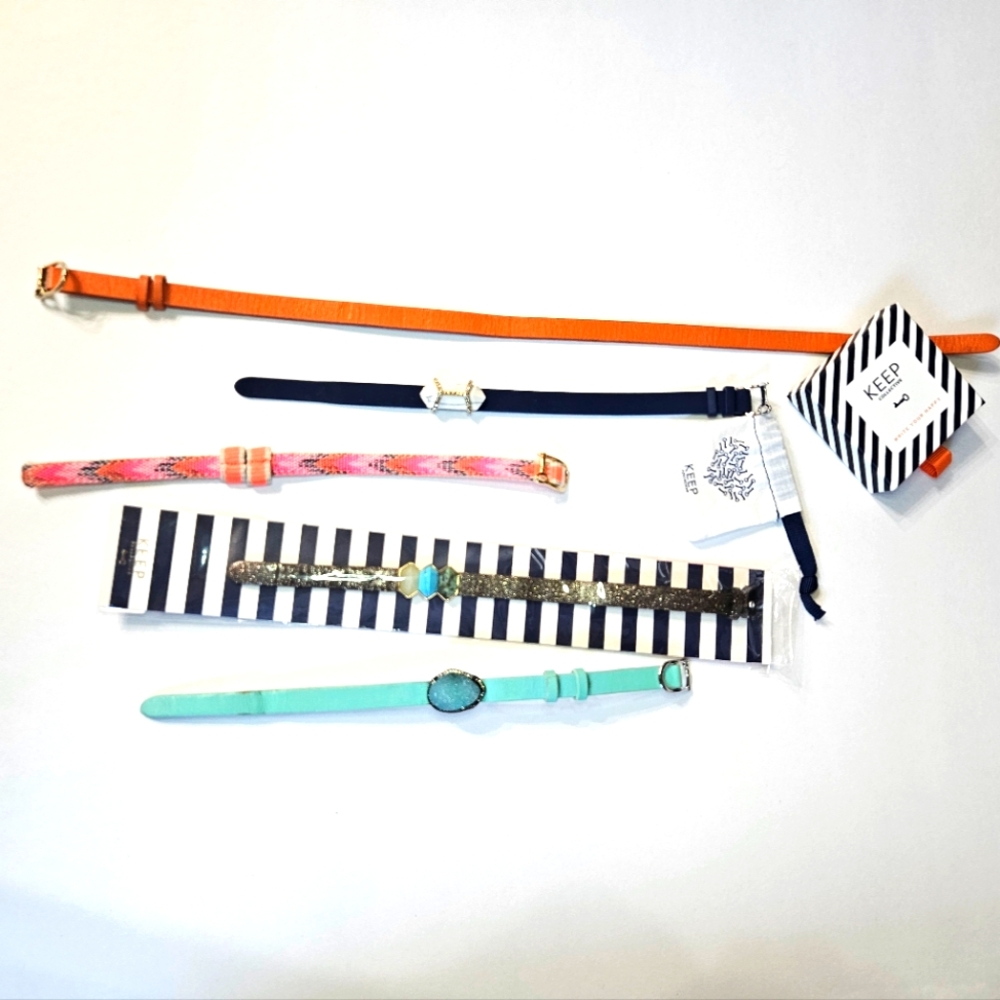 Colorful Bracelets And Interchangeable Charms Lot Keep Collective/ Stella & Dot